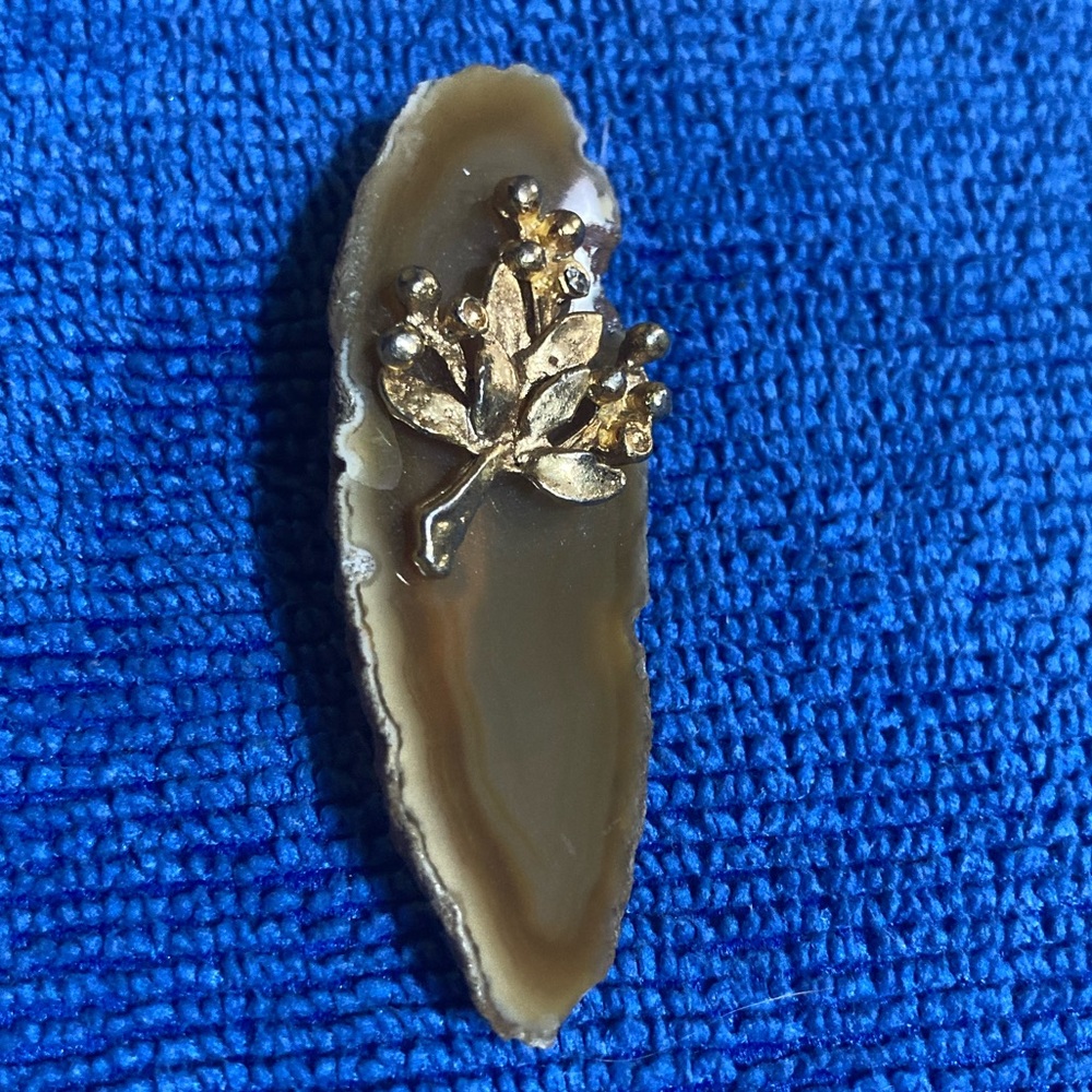 Agate Brooch